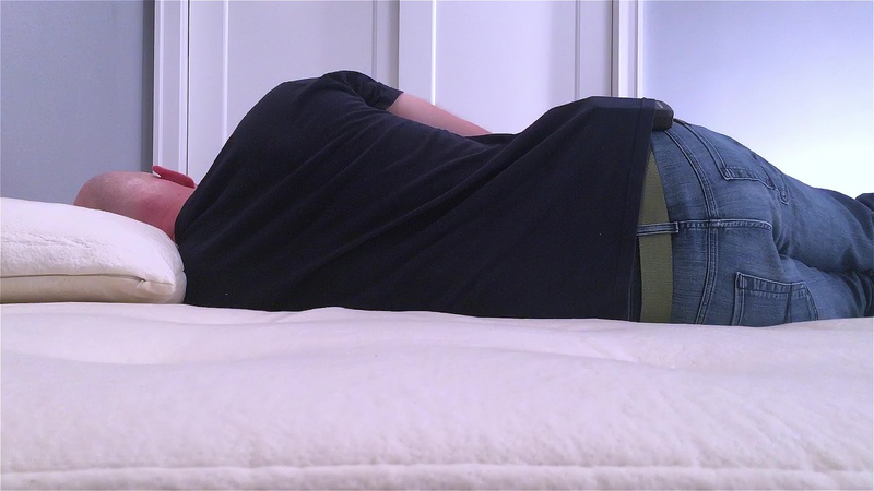 Avocado Green Side Sleeping