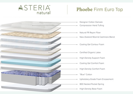 Asteria Phoebe Firm Euro Top