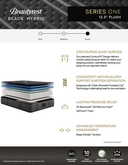 Beautyrest Black Hybrid Series 1 Plush
