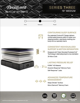 Beautyrest Black Hybrid Series 3 Medium