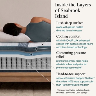 Beautyrest Harmony Lux Hybrid Seabrook Island Plush