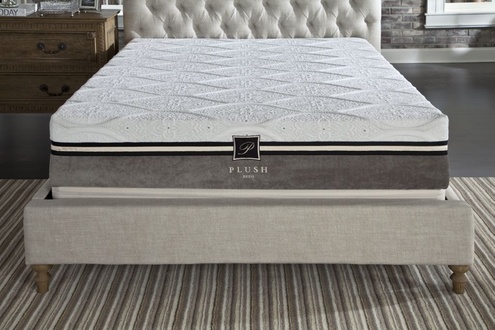 PlushBeds Posture Plush 12" Cushion-Firm Memory Foam
