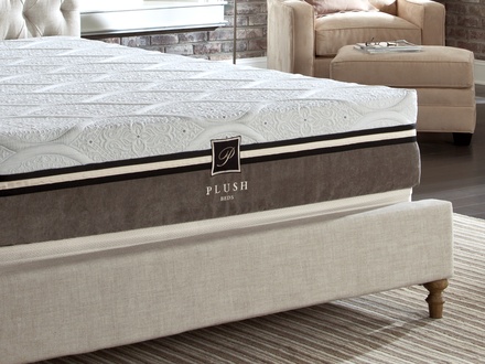 PlushBeds Posture Plush 12" Cushion-Firm Memory Foam