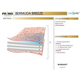 Primo Cool Pedic Bermuda Breeze