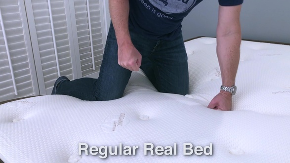 Real Bed pushing down