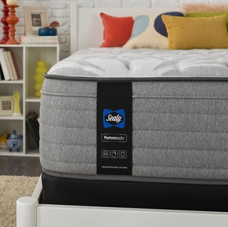 Sealy Posturepedic Silver Pine Faux Euro Top