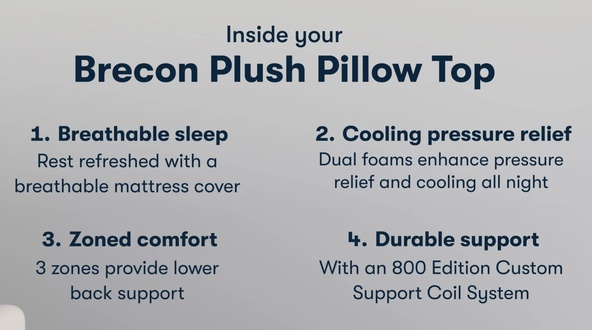 Serta Classic Brecon Plush Pillow Top