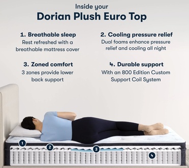 Serta Classic Dorian Plush Euro Top