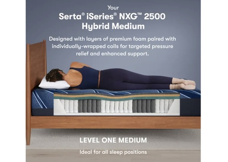 Serta iSeries NXG Hybrid Level 1 2500 Hybrid Medium