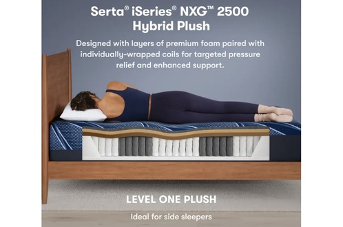 Serta iSeries NXG Hybrid Level 1 2500 Hybrid Plush