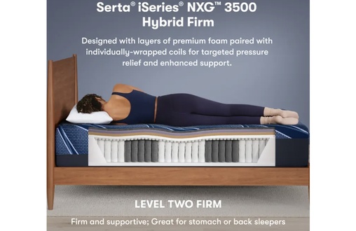 Serta iSeries NXG Hybrid Level 2 3500 Hybrid Firm