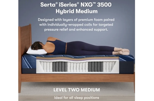 Serta iSeries NXG Hybrid Level 2 4500 Hybrid Plush