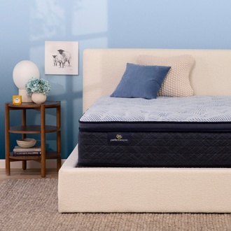 Serta Perfect Sleeper Blue Lagoon Nights Plush Pillow Top
