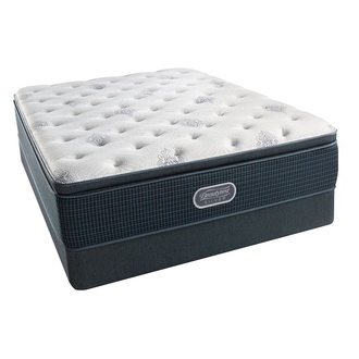 Simmons Beautyrest Silver White Pearl Plush Pillowtop
