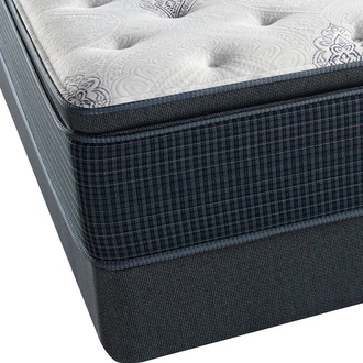 Simmons Beautyrest Silver White Pearl Plush Pillowtop