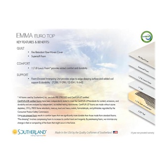 Southerland Emma Plush Euro Top