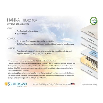 Southerland Hanna Plush Euro Top