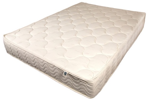 Spindle Natural Latex Mattress - Overhead View