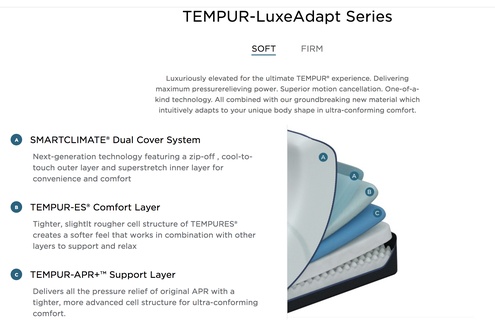 TEMPUR-LuxeAdapt