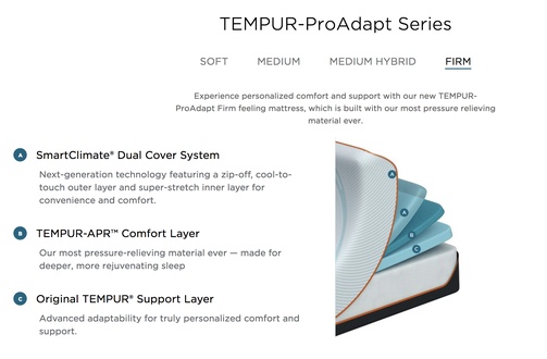 TEMPUR-ProAdapt Firm