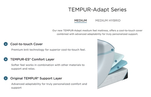 TEMPUR-Adapt Medium