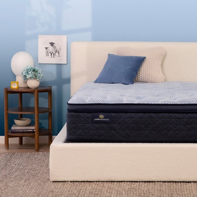 Serta Perfect Sleeper Blue Lagoon Nights Plush Pillow Top thumbnail