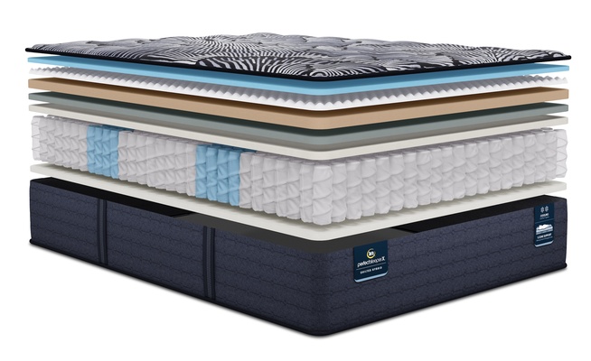 Serta Perfect Sleeper X Quilted Hybrid Level 1 Excelled Plush thumbnail