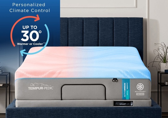 TEMPUR-ActiveBreeze Smart Bed Medium Hybrid thumbnail