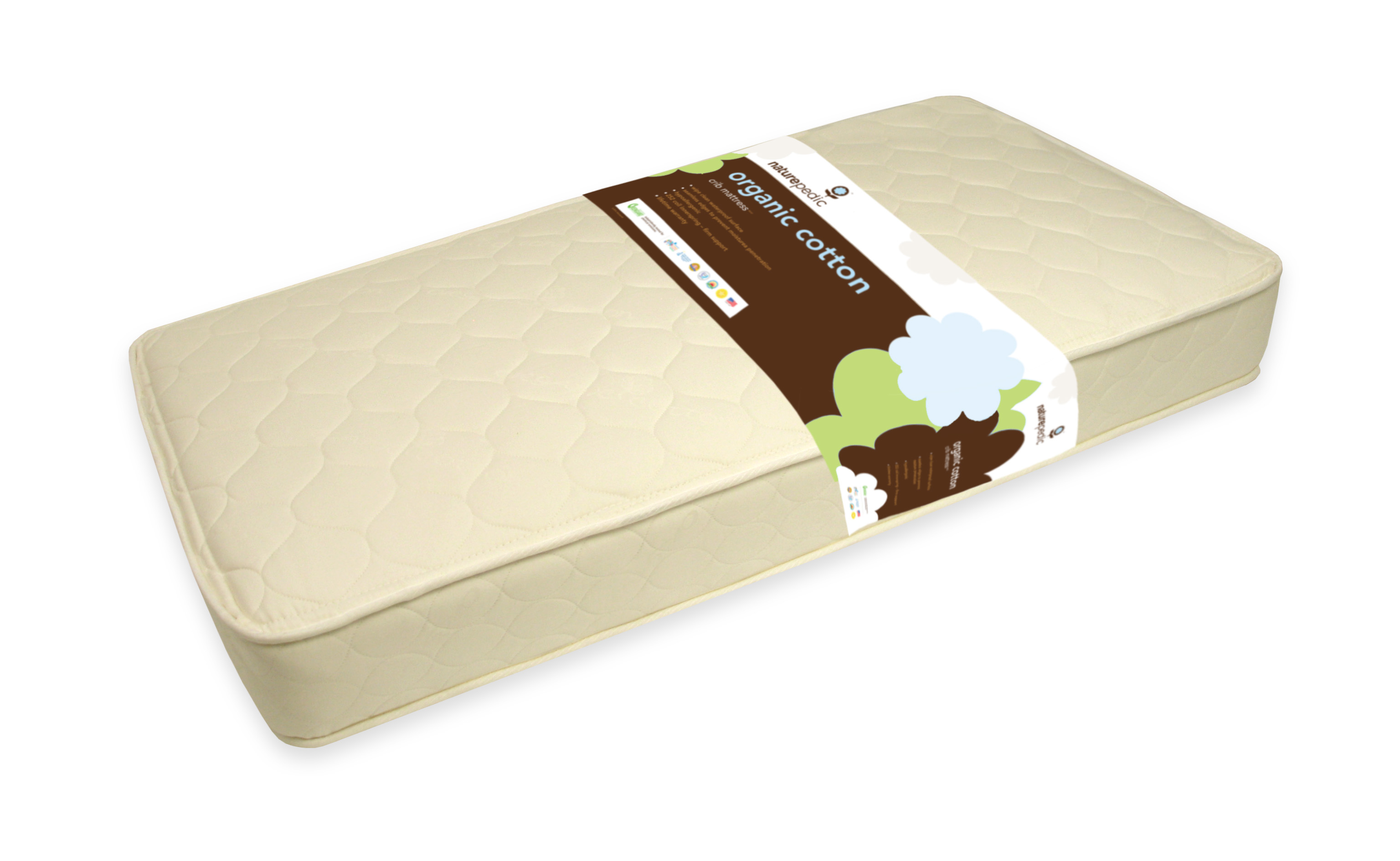Naturepedic Baby Quilted Deluxe Organic Cotton Crib (MC50) Mattress