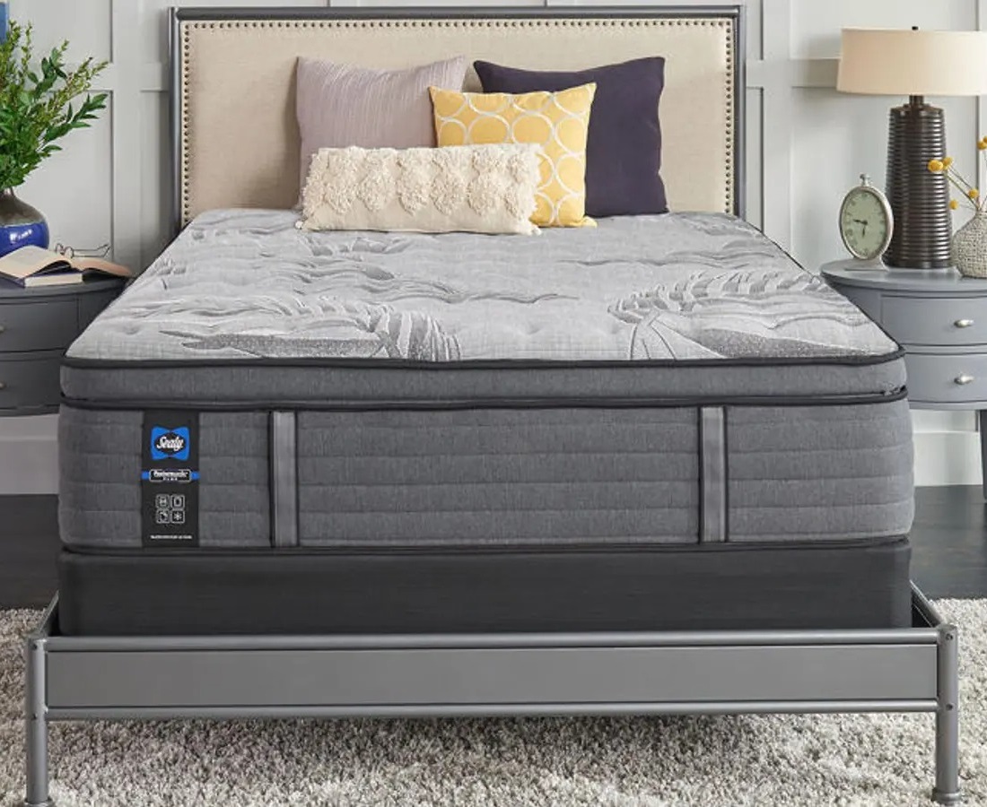 Sealy Posturepedic Plus Satisfied II Soft Euro Pillow Top Mattress