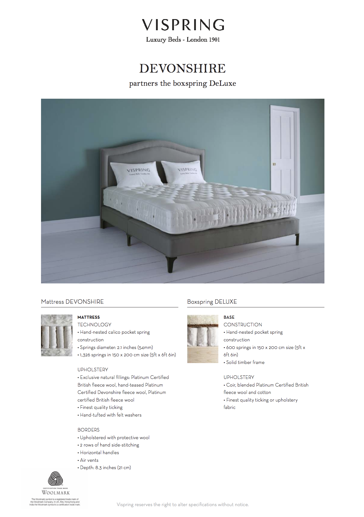Vispring Devonshire Mattress Reviews
