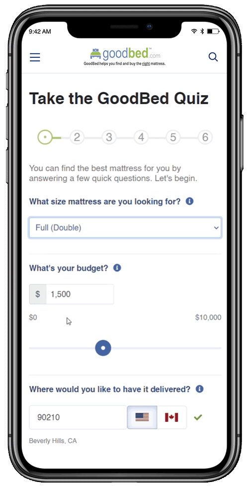 Mattress Finder Quiz
